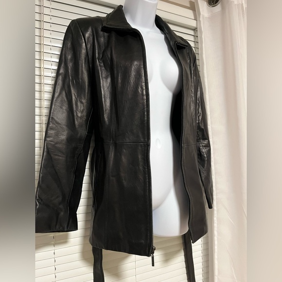 Nine West Leather Jacket (SOLD) - Picture 1 of 3